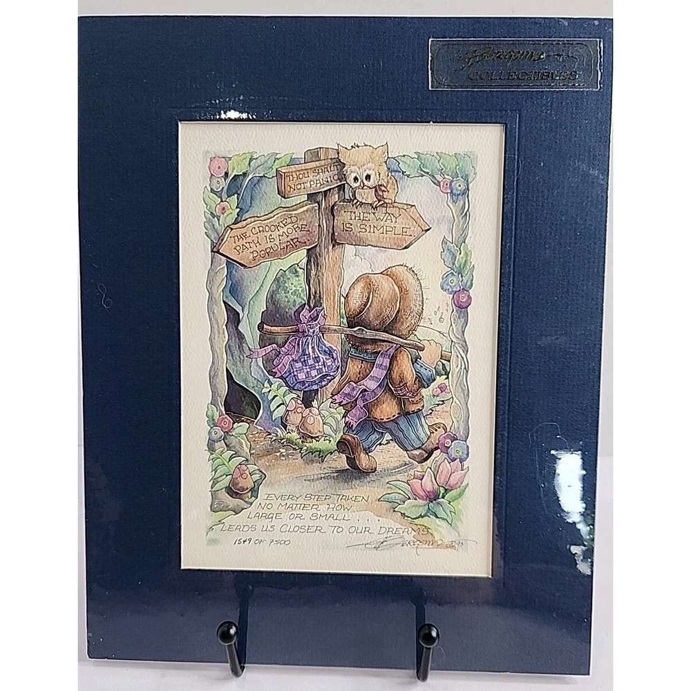 Jody Bergsma EVERY STEP TAKEN Limited Lithograph of Original Whimsical Fantasy
